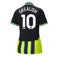 Camisa de time de futebol Manchester City Jack Grealish #10 Replicas 2º Equipamento Feminina 2024-25 Manga Curta